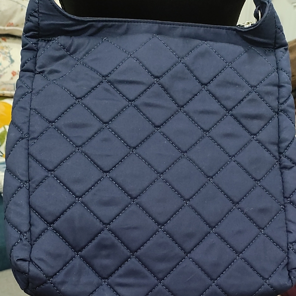 Travelon Navy Quilted Crossbody Bag - Picture 7 of 16